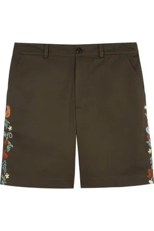 Paul Smith Embroidered cotton shorts
