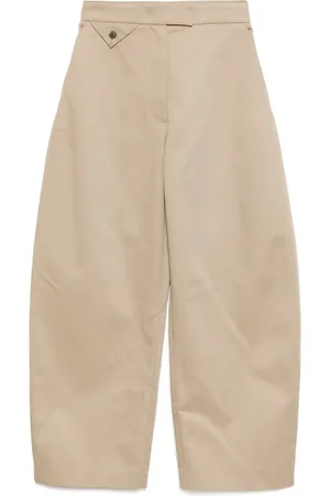 Recto High-rise wool pants