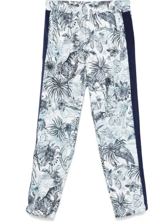 Roberto Cavalli Jungle-print track pants