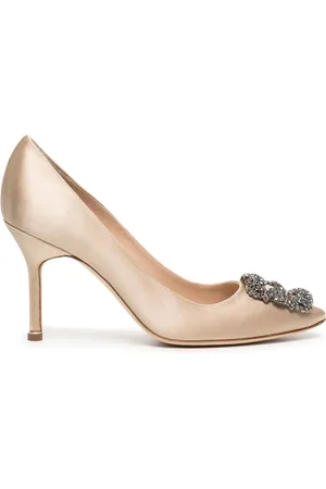 Manolo Blahnik Hangisi satin pumps