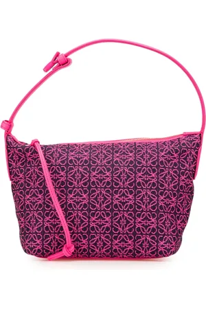 Loewe 2021 Small Anagram Canvas Cubi Bag handbag