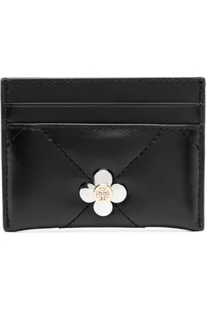Tory Burch Kira clover diamond quilt cardholder