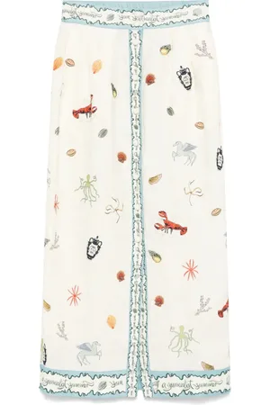 ALÉMAIS Sandy midi skirt