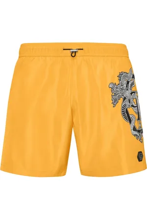 Philipp Plein Graphic-print swim shorts