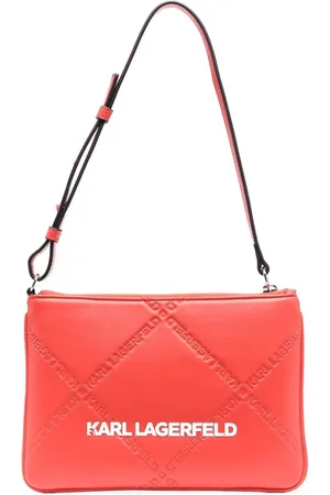 Karl Lagerfeld K/Skuare embossed pouch