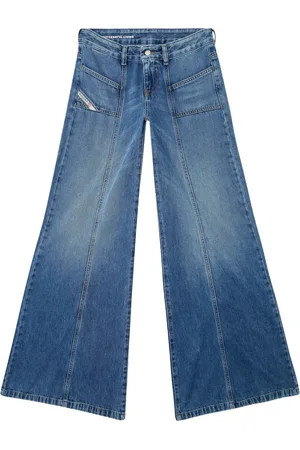 Diesel D-Akii wide-leg denim jeans