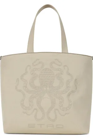 Etro Octopus-embroidered tote bag