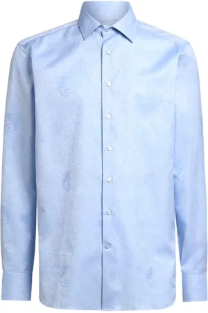Etro Paisley-jacquard cotton shirt