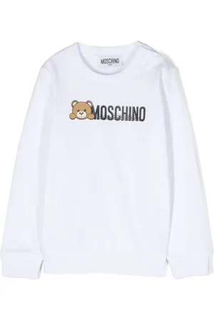 Moschino Teddy Bear-motif cotton sweatshirt