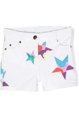 Stella McCartney Star-print denim shorts