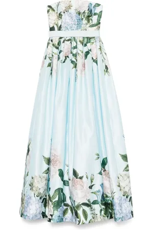 NISSA Taffeta corset gown