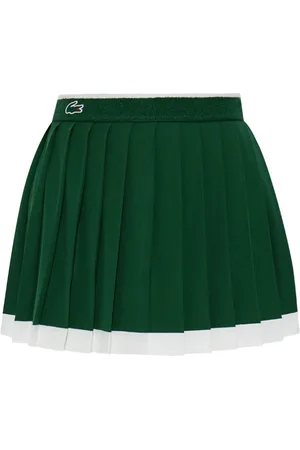 Lacoste Logo-patch pleated skirt