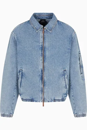 Armani Exchange Zip-up denim jacket