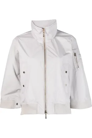 MOORER Wide-sleeve bomber jacket