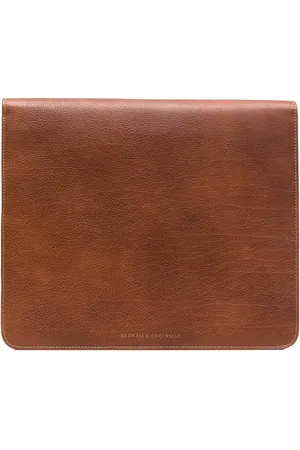Brunello Cucinelli Zipped laptop bag