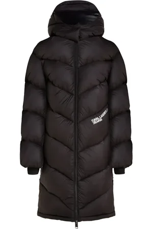 Karl Lagerfeld Logo-print padded parka coat