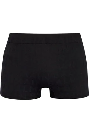 Balmain All-over logo-print swim shorts