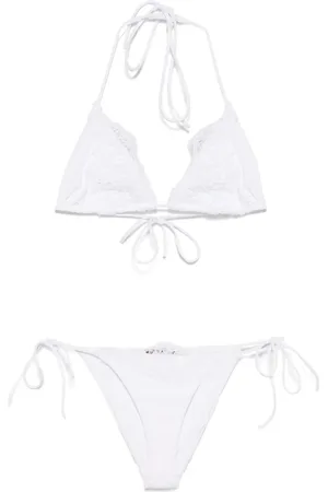 ERMANNO SCERVINO Lace-trim bikini set