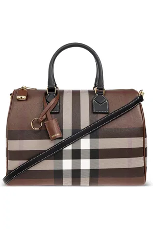 Burberry Medium Check satchel bag