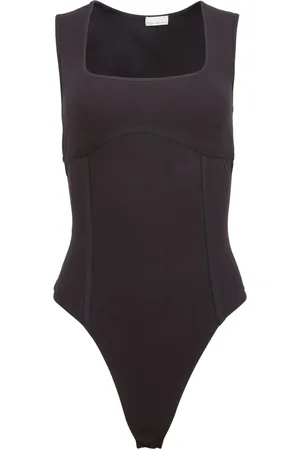 FLEUR DU MAL Square-neck bodysuit