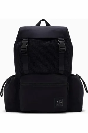 Armani Exchange Logo-patch backpack