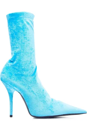 Balenciaga Velvet ankle boots