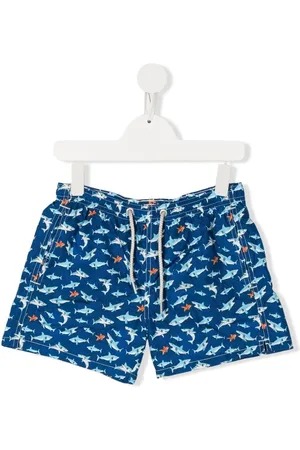MC2 SAINT BARTH Shark-print swim shorts