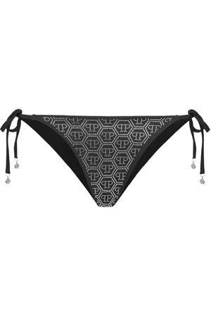 Philipp Plein Rhinestone-embellished bikini bottoms