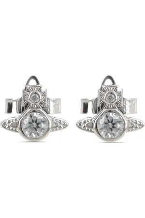 Vivienne Westwood Orb-logo plaque earrings