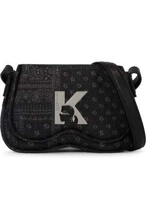 Karl Lagerfeld Sunglass bandana-print crossbody bag
