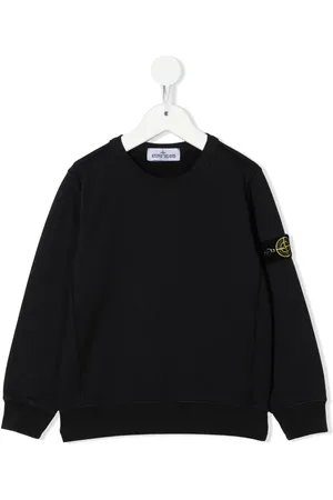 Stone Island Logo-patch crewneck sweatshirt
