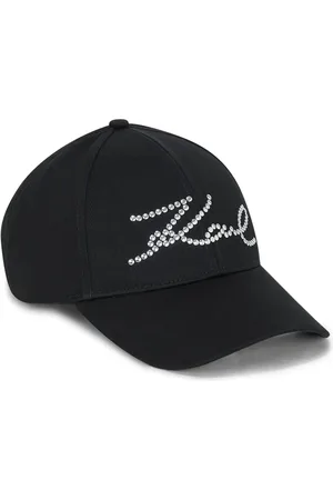 Karl Lagerfeld Stud-embellished cap