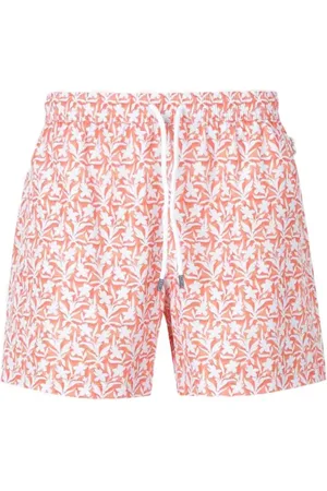 FEDELI Floral-print swim shorts