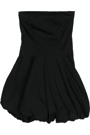 Moschino 2000s strapless peplum minidress