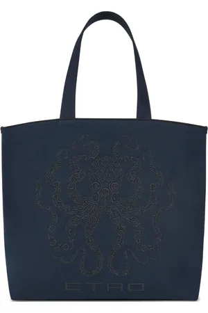 Etro Octopus-embroidered tote bag