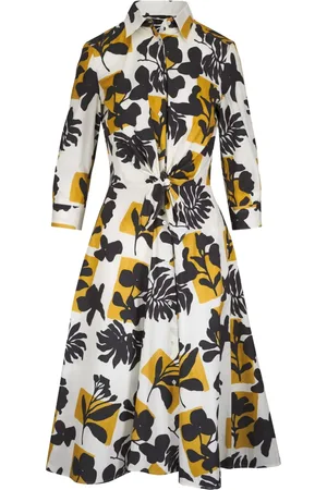 SARA ROKA Printed shirt dress