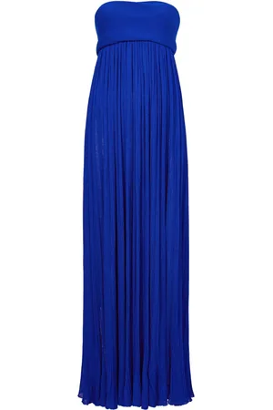 Proenza Schouler Pleated strapless maxi dress