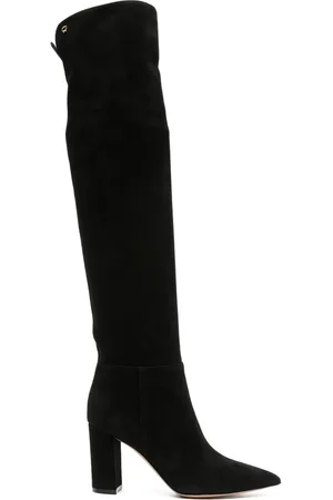 Gianvito Rossi Piper knee-high suede boots