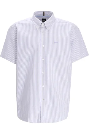 HUGO BOSS Roan striped short-sleeve shirt