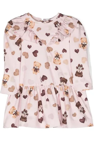 MONNALISA Graphic-print flared dress