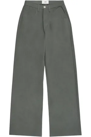 Ami Straight-leg cotton trousers