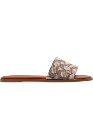 Coach Monogram-print leather sandals
