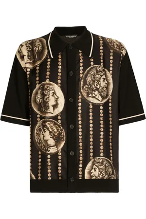 Dolce & Gabbana Stripe-detail short-sleeve shirt