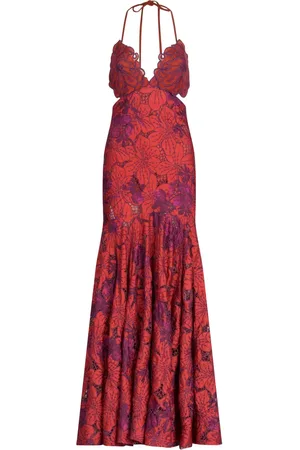 Silvia Tcherassi Cara floral-embroidered dress