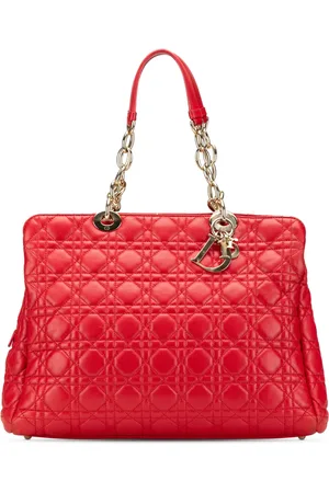 Dior 2014 Large Lambskin Cannage Soft Zipped Shopping tote bag