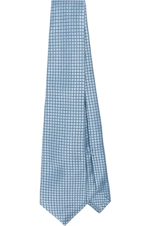 Kiton Patterned silk tie