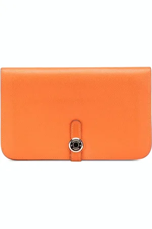 Hermès 2014 Togo Dogon Duo Wallet GM long wallets