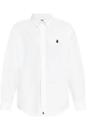 A Bathing Ape Logo-appliqué shirt