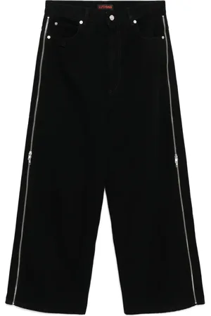 LU’U DAN Zip-detail jeans