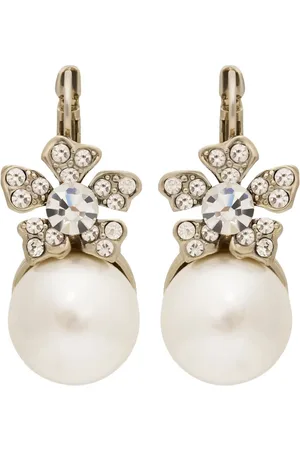 Kenneth Jay Lane Pearl-detailing earrings
